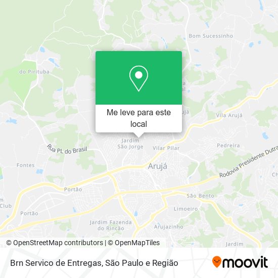 Brn Servico de Entregas mapa