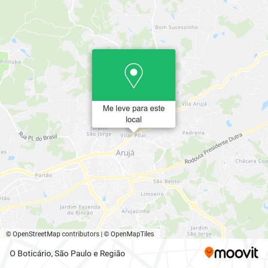 O Boticário mapa