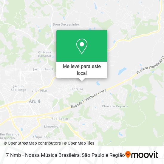 7 Nmb - Nossa Música Brasileira mapa