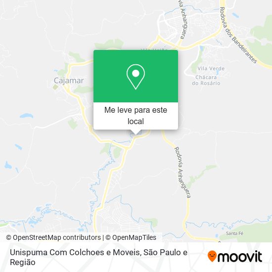 Unispuma Com Colchoes e Moveis mapa