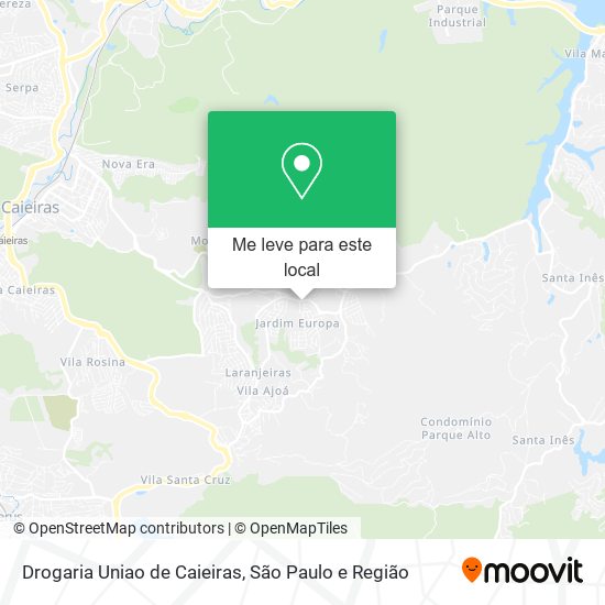 Drogaria Uniao de Caieiras mapa