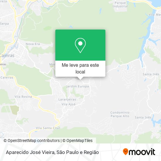 Aparecido José Vieira mapa