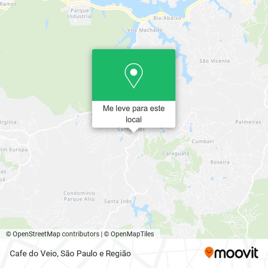 Cafe do Veio mapa