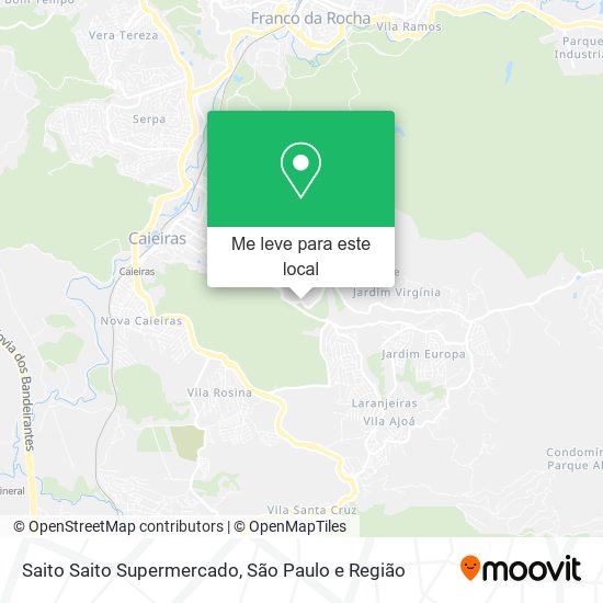 Saito Saito Supermercado mapa