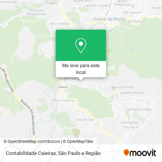 Contabilidade Caieiras mapa