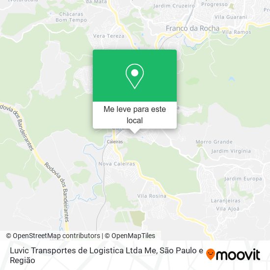 Luvic Transportes de Logistica Ltda Me mapa