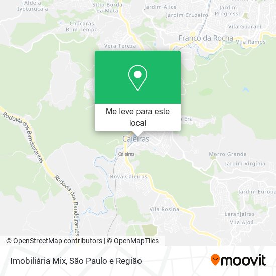 Imobiliária Mix mapa