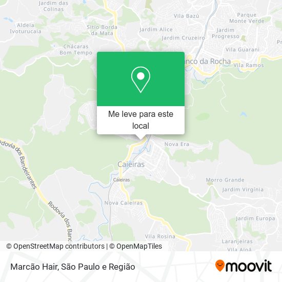 Marcão Hair mapa