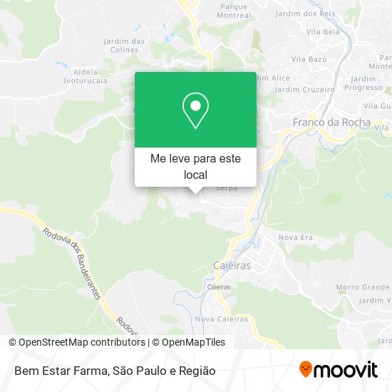 Bem Estar Farma mapa