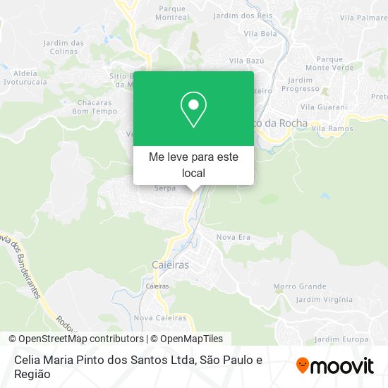 Celia Maria Pinto dos Santos Ltda mapa