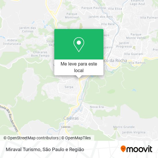 Miraval Turismo mapa