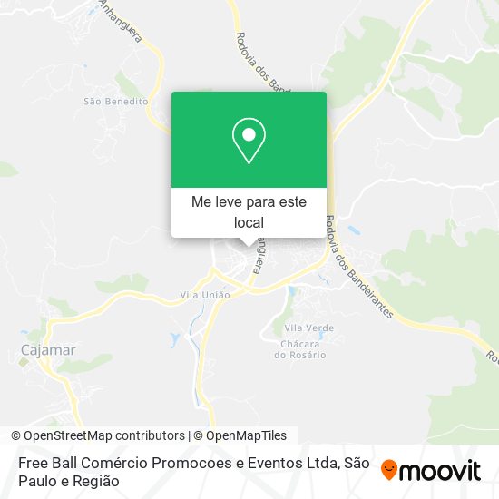 Free Ball Comércio Promocoes e Eventos Ltda mapa