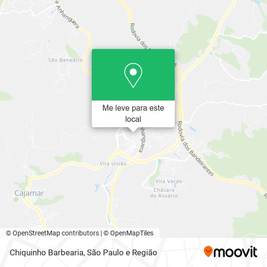 Chiquinho Barbearia mapa