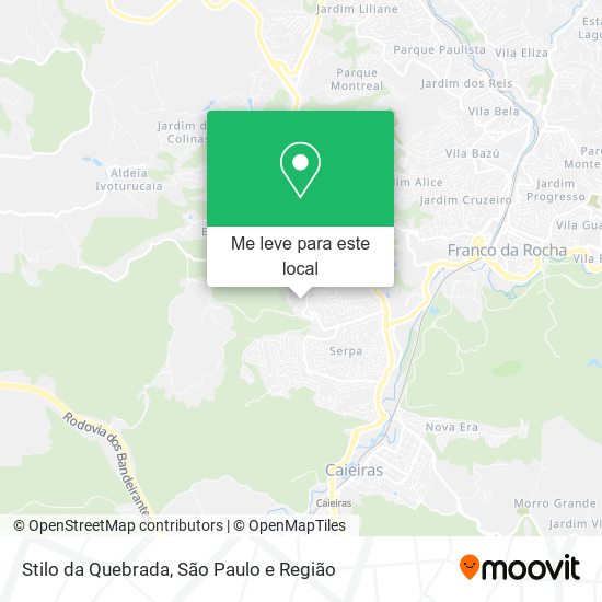 Stilo da Quebrada mapa