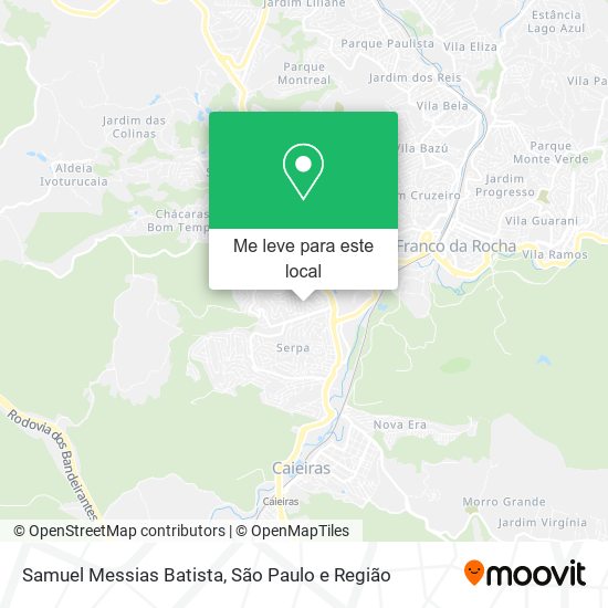 Samuel Messias Batista mapa