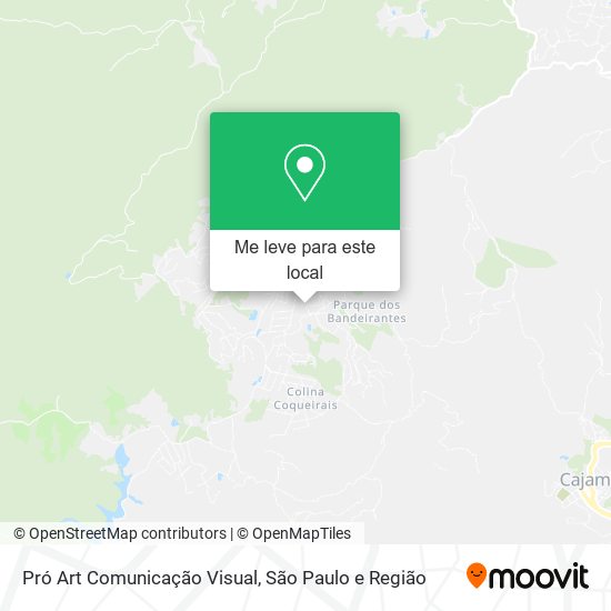 Pró Art Comunicação Visual mapa