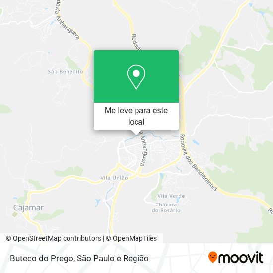 Buteco do Prego mapa
