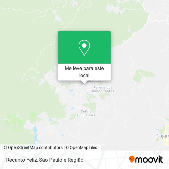 Recanto Feliz mapa