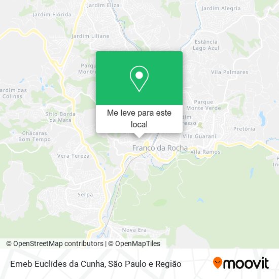 Emeb Euclídes da Cunha mapa
