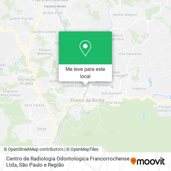 Centro de Radiologia Odontologica Francorrochense Ltda mapa