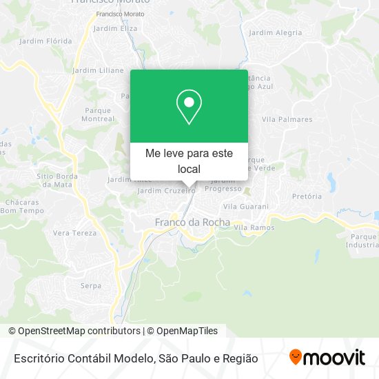 Escritório Contábil Modelo mapa