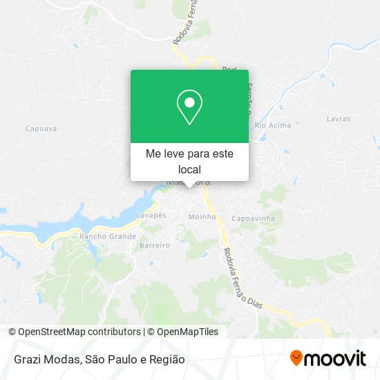 Grazi Modas mapa