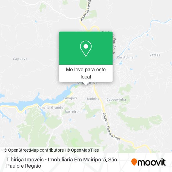 Tibiriça Imóveis - Imobiliaria Em Mairiporã mapa