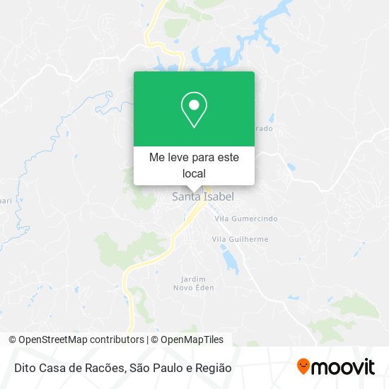 Dito Casa de Racões mapa