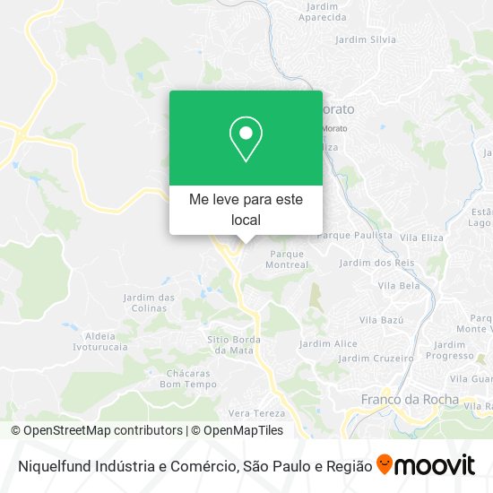 Niquelfund Indústria e Comércio mapa