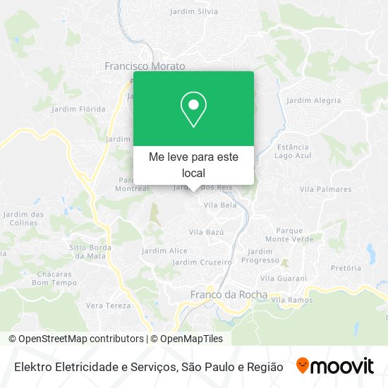 Elektro Eletricidade e Serviços mapa