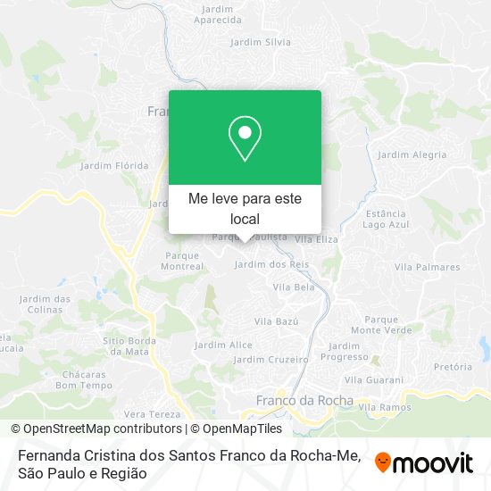 Fernanda Cristina dos Santos Franco da Rocha-Me mapa