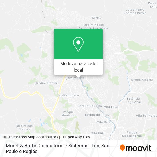 Moret & Borba Consultoria e Sistemas Ltda mapa