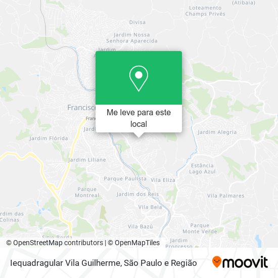 Iequadragular Vila Guilherme mapa