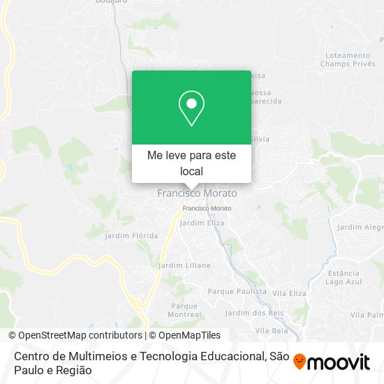 Centro de Multimeios e Tecnologia Educacional mapa