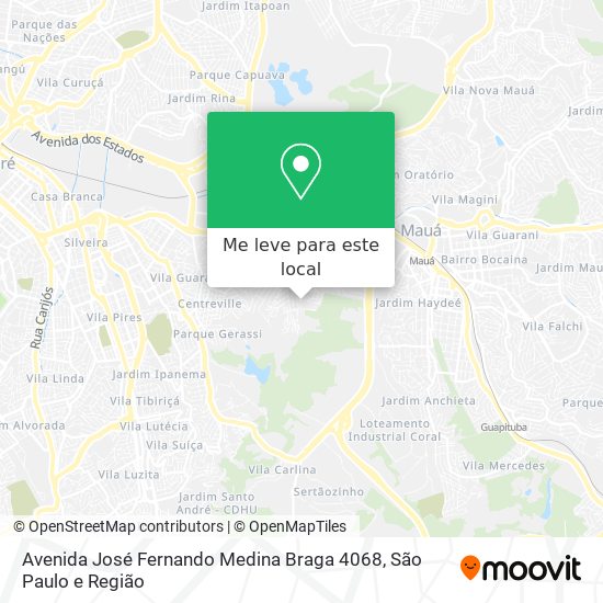 Avenida José Fernando Medina Braga 4068 mapa