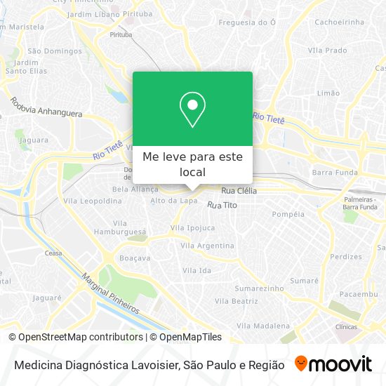 Medicina Diagnóstica Lavoisier mapa