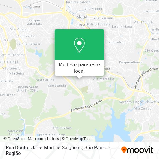 Rua Doutor Jales Martins Salgueiro mapa