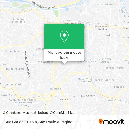 Rua Carlos Puebla mapa