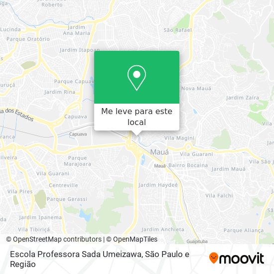 Escola Professora Sada Umeizawa mapa