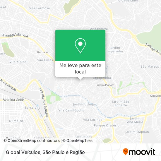 Global Veículos mapa