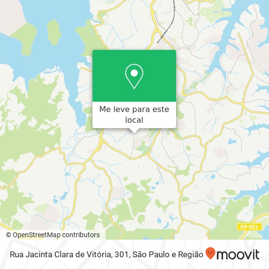 Rua Jacinta Clara de Vitória, 301 mapa