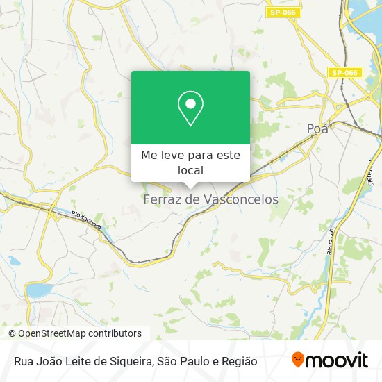 Rua João Leite de Siqueira mapa