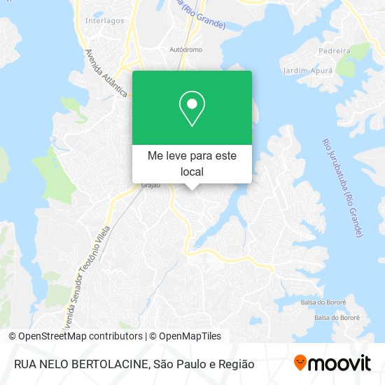 RUA NELO BERTOLACINE mapa