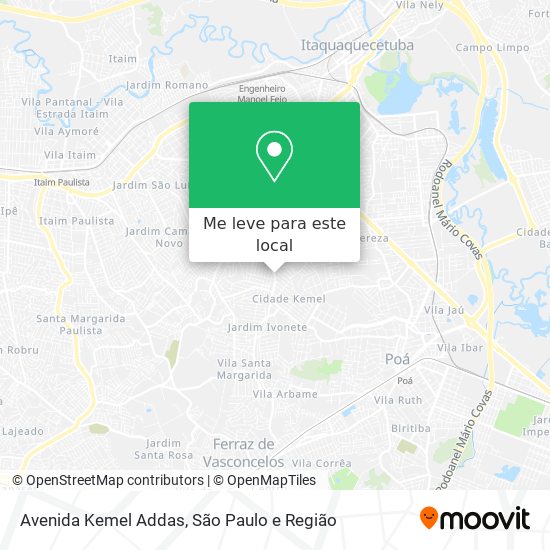 Avenida Kemel Addas mapa