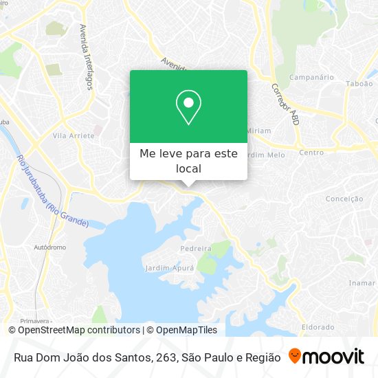 Rua Dom João dos Santos, 263 mapa