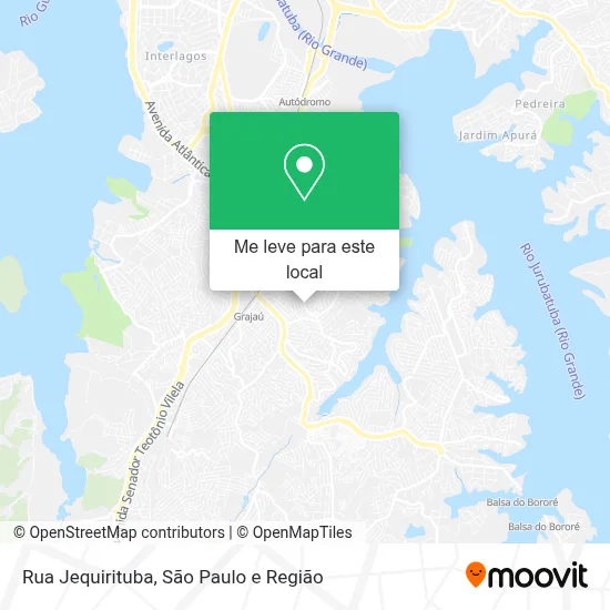 Rua Jequirituba mapa