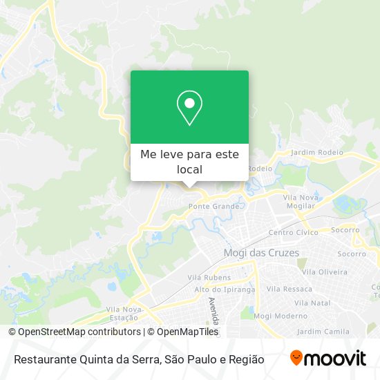Restaurante Quinta da Serra mapa