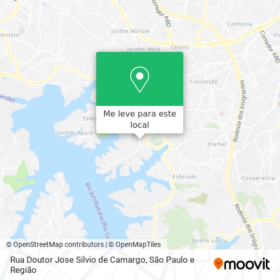 Rua Doutor Jose Silvio de Camargo mapa