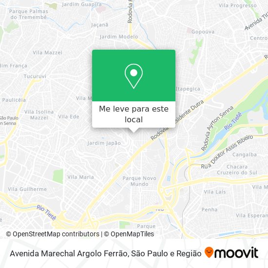 Avenida Marechal Argolo Ferrão mapa