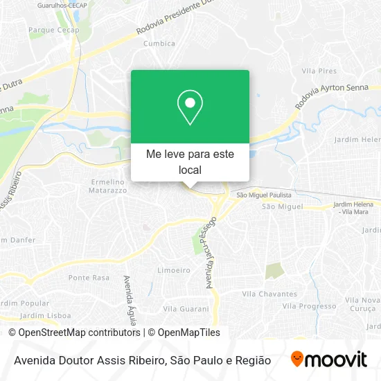 Avenida Doutor Assis Ribeiro mapa